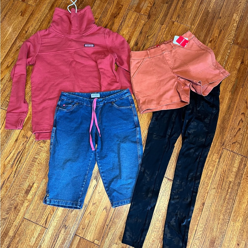 Women’s Small Lot: Spanx, Pajama Jeans, Vineyard Vines
